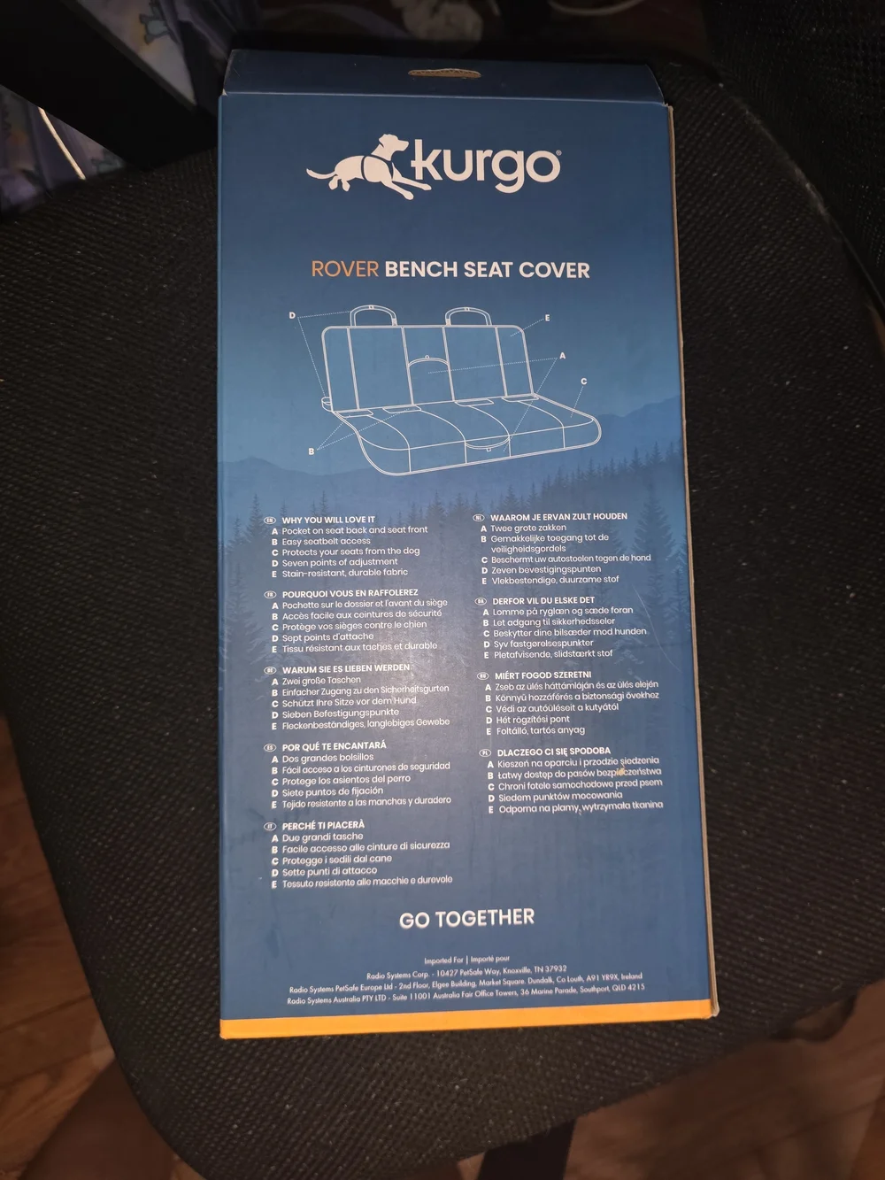 Kurgo Rover Bench Seat Cover